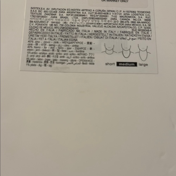 Nwt- 925 silver plates contrast charm necklace - Picture 3 of 3